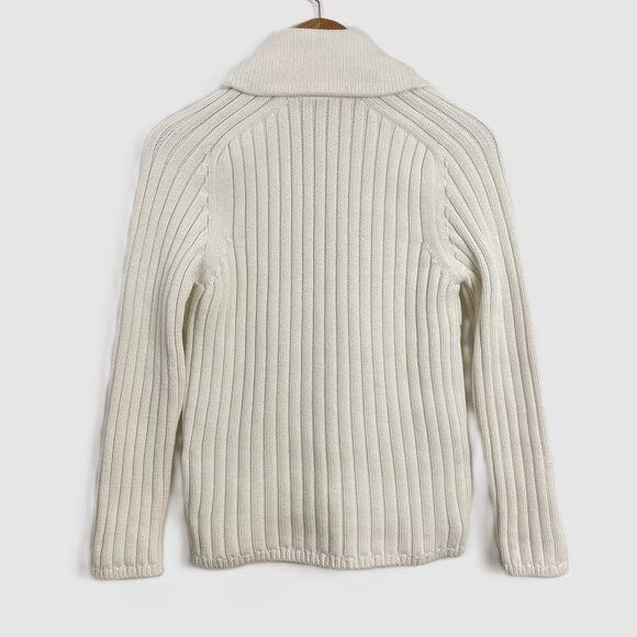 Saint James Fisherman Cable Knit Shawl-collar Cardigan - Picture 3 of 13